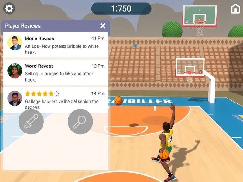 Desi Dribbler Pro gameplay screenshot showing basketball action